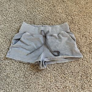 Lululemon grey shorts, size 6, super comfy
